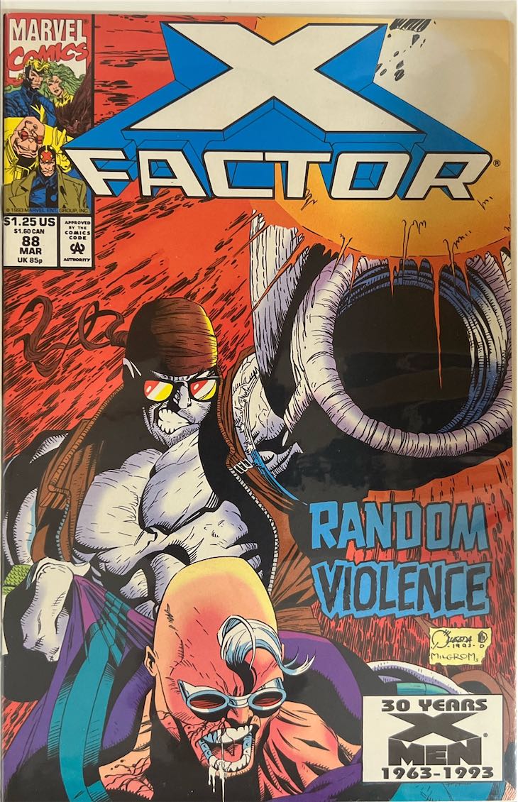 X-Factor, #088, Random Violence (Marvel Comics, 1993) - Direct Edition