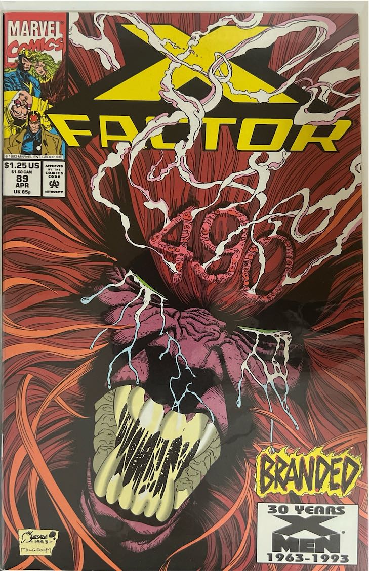 X-Factor, #089, Branded (Marvel, 1993) - Direct Sales