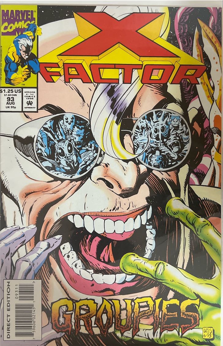 X-Factor, #093, Groupies (Marvel Comics, 1993) - Direct Edition