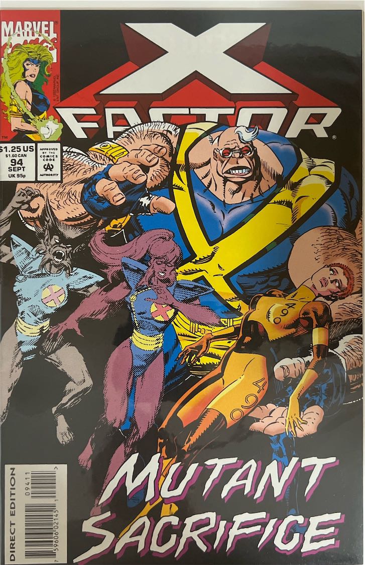 X-Factor, #094, Mutant Sacrifice (Marvel Comics, 1993) - Direct Edition