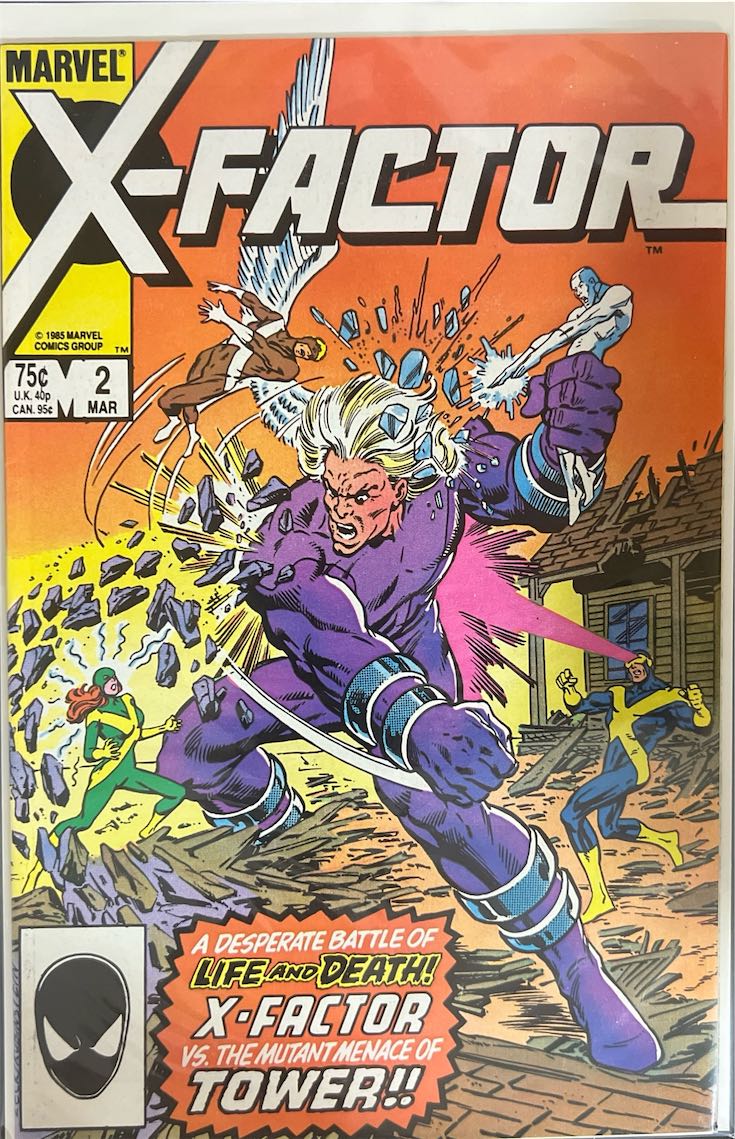 X-Factor, #002, A Desperate Battle of Life and Death (Marvel, 1986) - Direct Edition