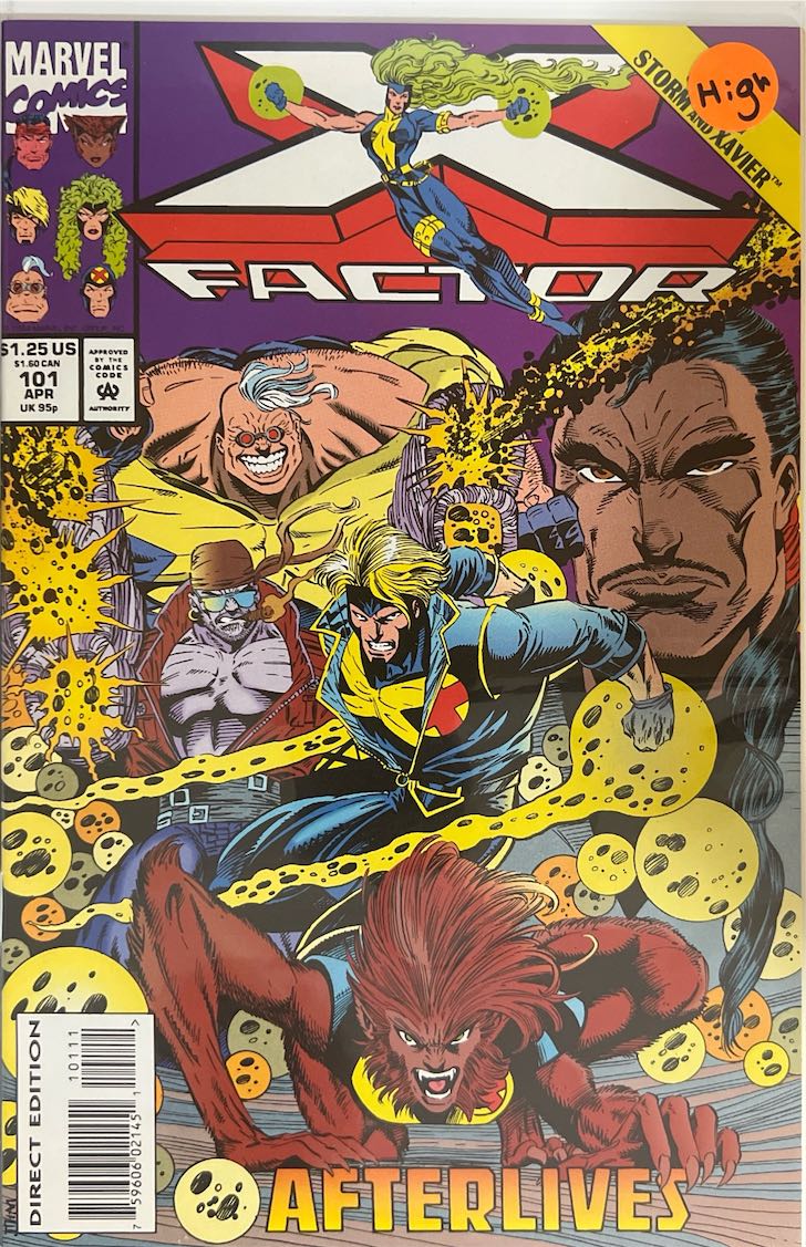 X-Factor, #101, After Lives (Marvel Comics, 1994) - Direct Edition