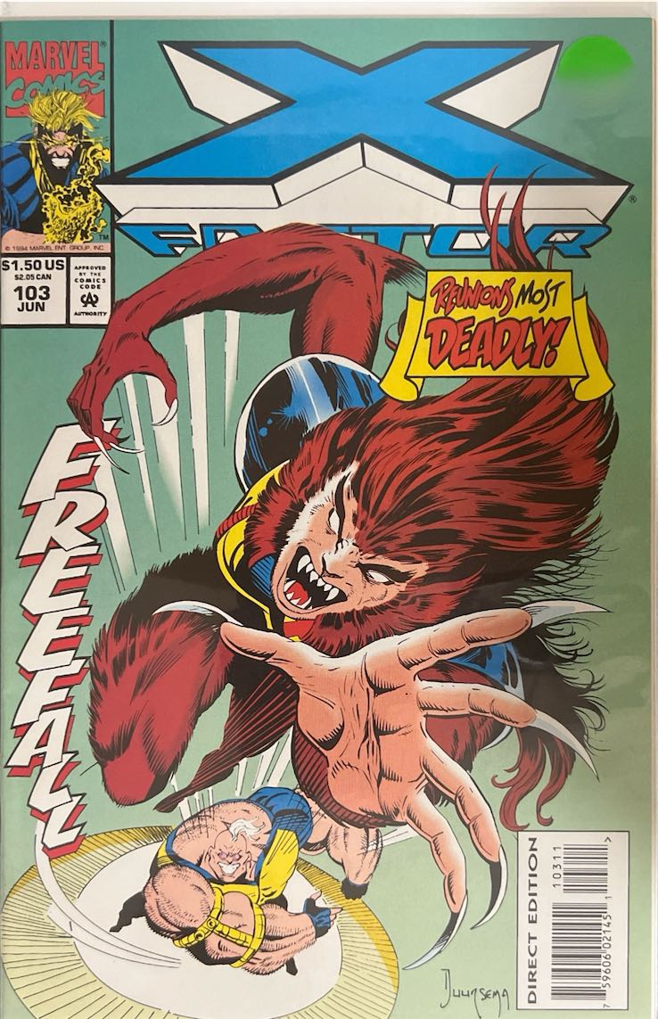 X-Factor, #103, Reunions Most Deadly! (Marvel, 1994) - Direct Edition