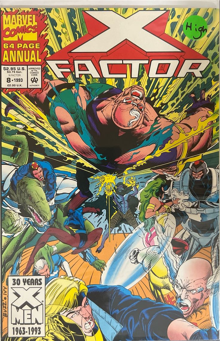 X-Factor, #Annual 008, (Marvel Comics, 1993) - Direct Edition