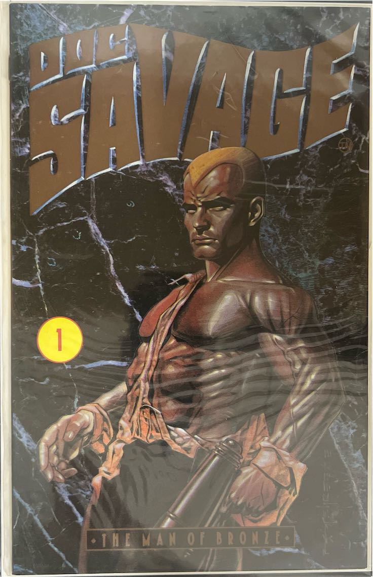 Doc Savage, #001, The Man of Bronze (DC Comics, 1987) - Direct Sales