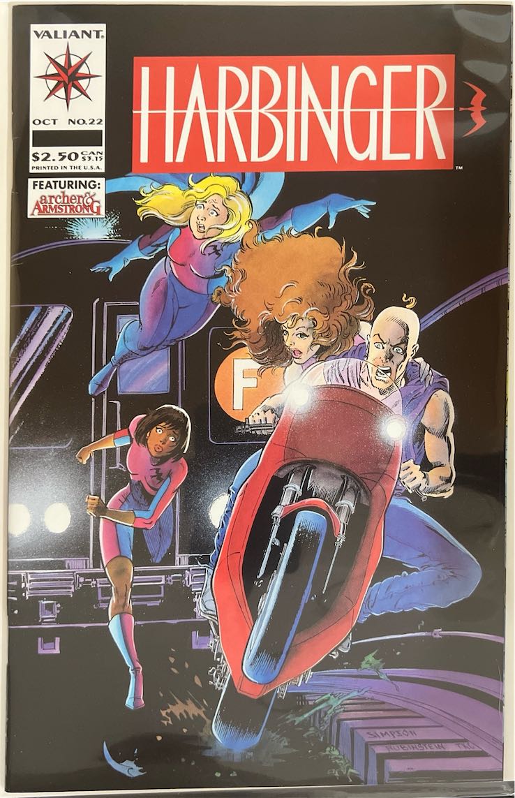 Harbinger, #022, (Valiant, 1993) - Direct Sales