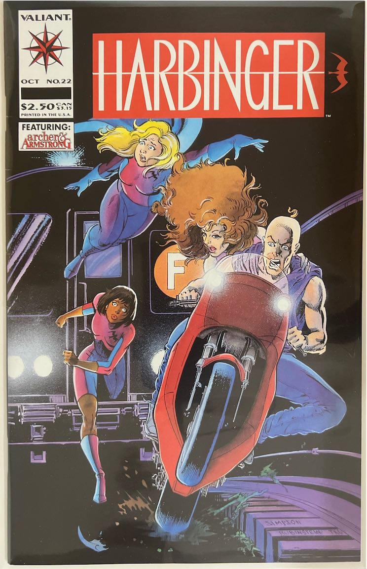 Harbinger, #022 (Valiant, October 1993) - Direct Sales Edition