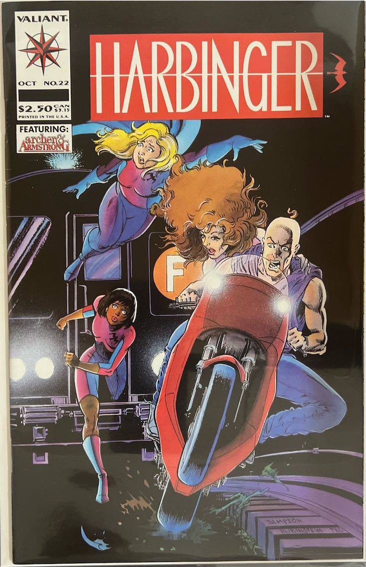 Harbinger, #022, (Valiant, 1993) - Direct Sales