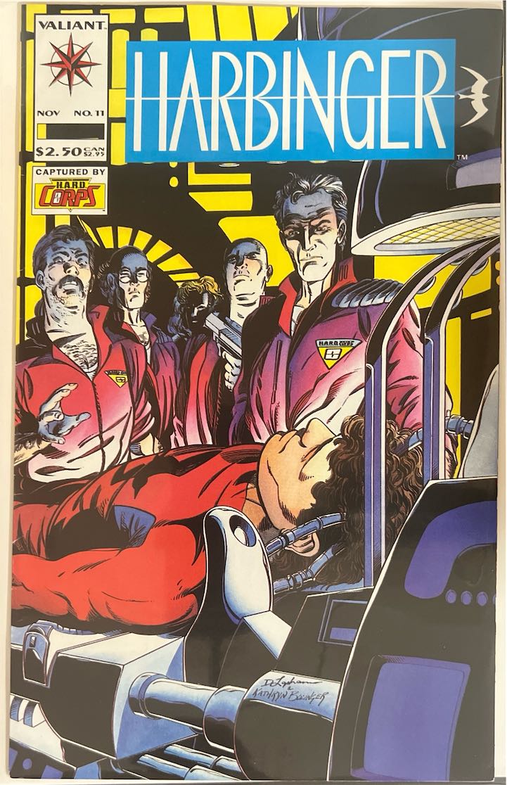 Harbinger, #011, Captured by the Hard Corps (Valiant, 1992) - Direct Sales