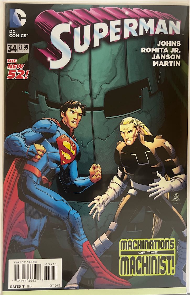 Superman, #034, Machinations of the Machinist! (DC Comics, 2014) - Direct Sales