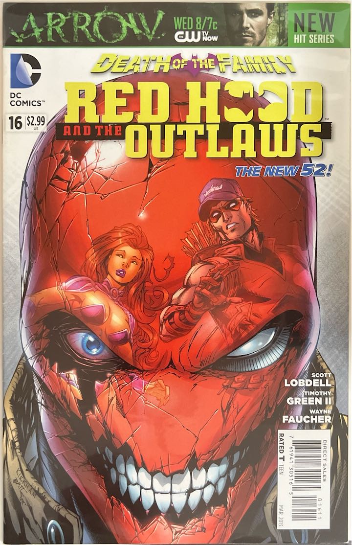 Red Hood and the Outlaws, #016, Death of the Family (DC Comics, 2013) - Direct Sales