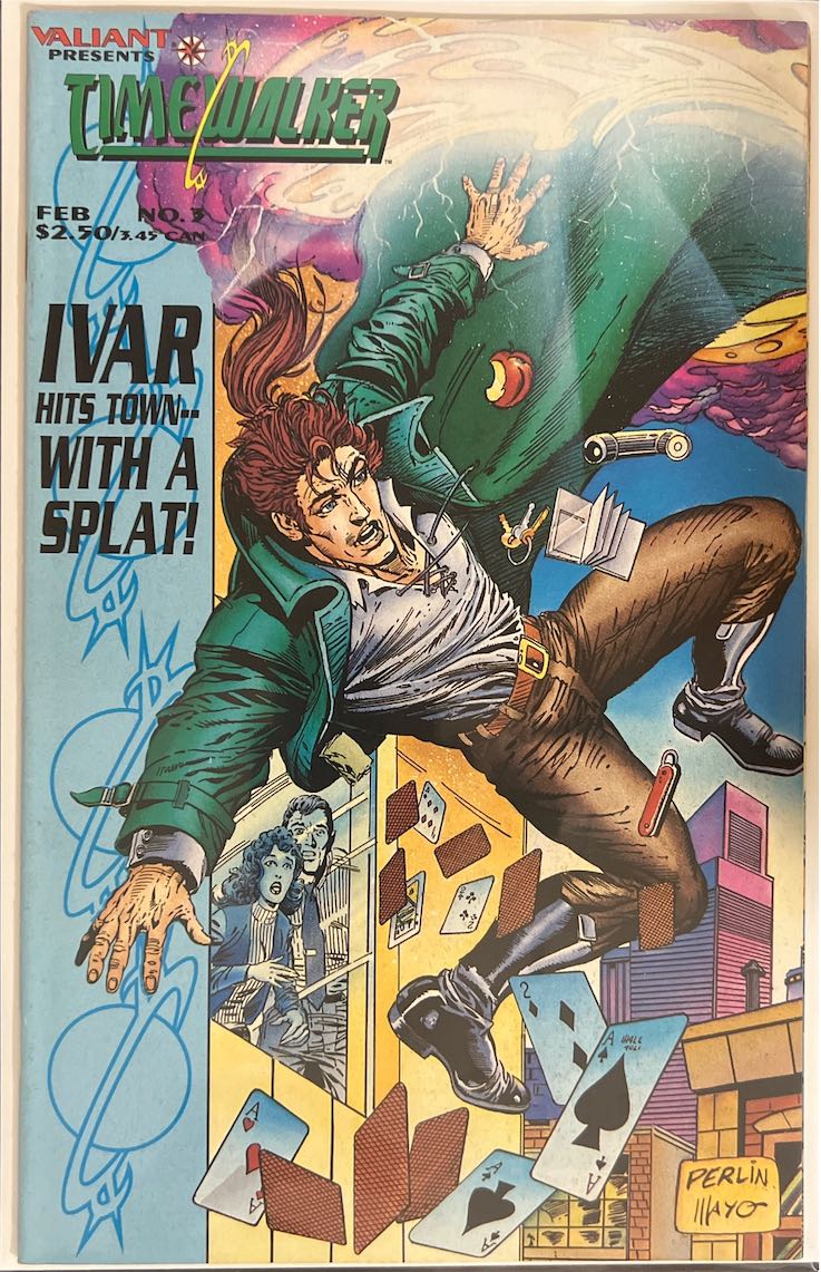 Timewalker, #001, Ivar Hits Town... With a Splat! (Valiant, 1994) - Direct Sales
