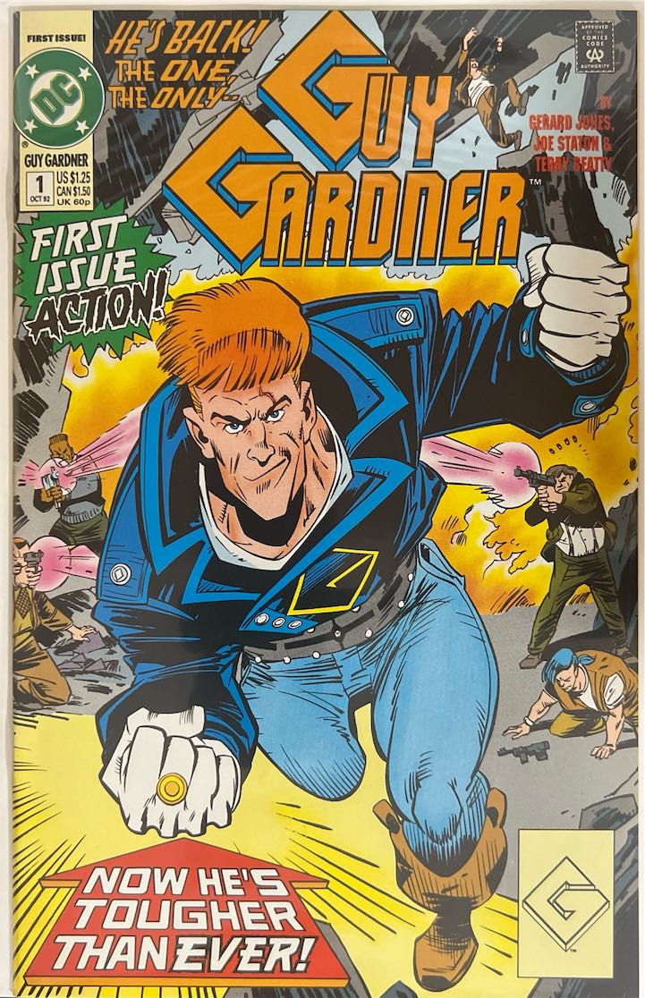 Guy Gardner, #001, He's Back! The One, The Only... (DC Comics, 1992) - Direct Sales