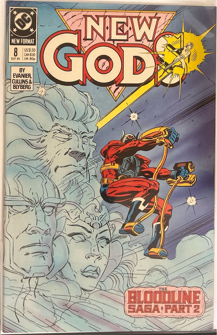 New Gods, #008, The Bloodline Saga: Part 2 (DC Comics, 1989) - Direct Sales