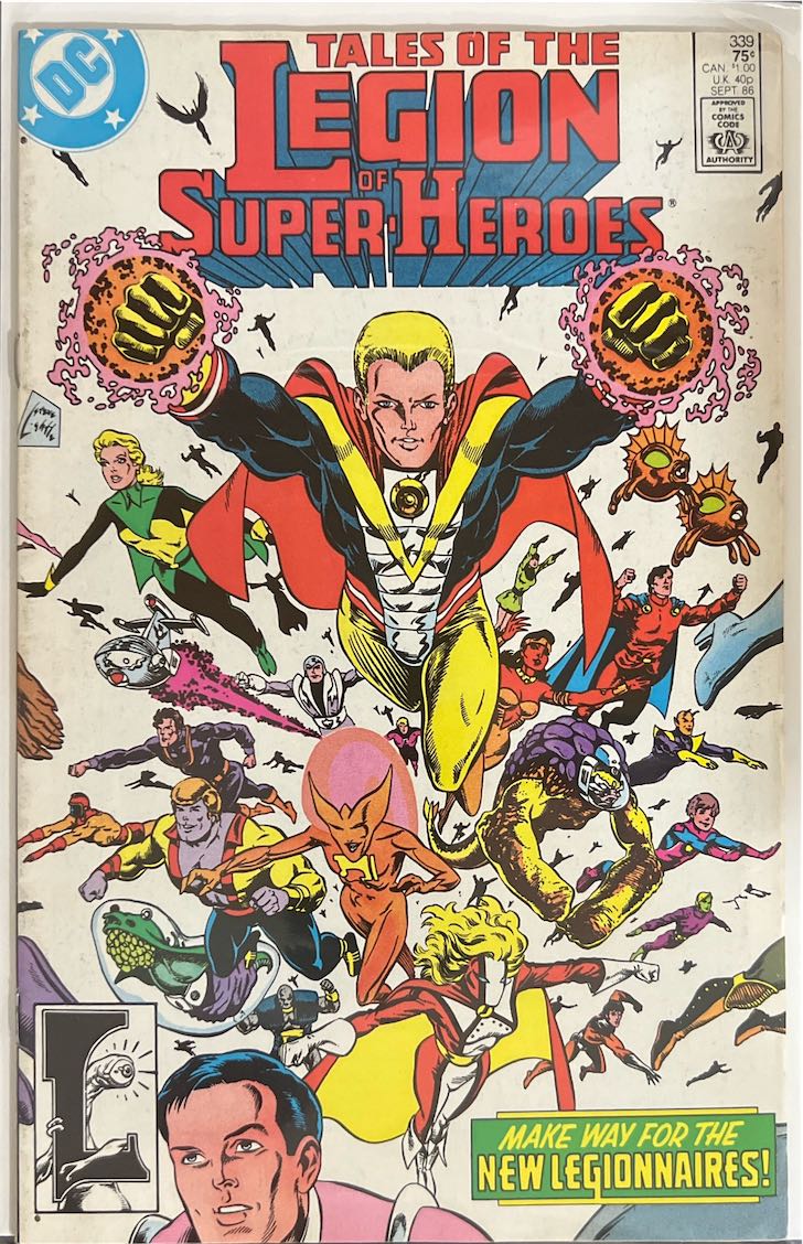 Tales of the Legion of Super-Heroes, #339, (DC Comics, 1986) - Direct Sales