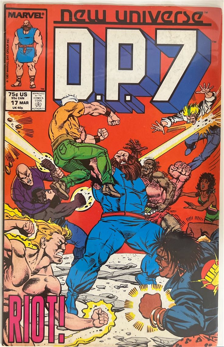 D.P.7, #017, Riot! (Marvel, 1987) - Direct Sales