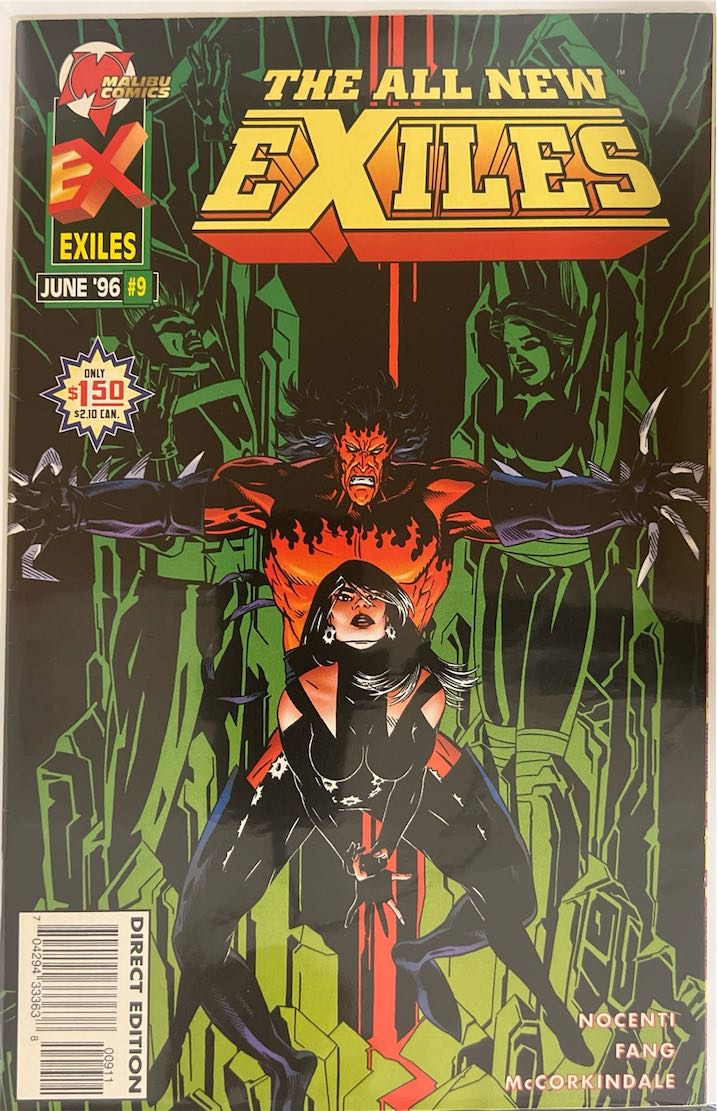 The All New Exiles, #009, (Malibu Comics, 1996) - Direct Edition