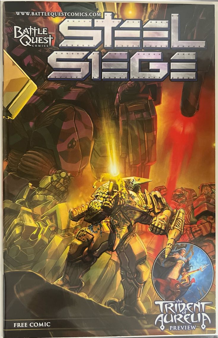 Steel Siege, #001, The Trident of Aurelia Preview (Battle Quest Comics) - Direct Sales