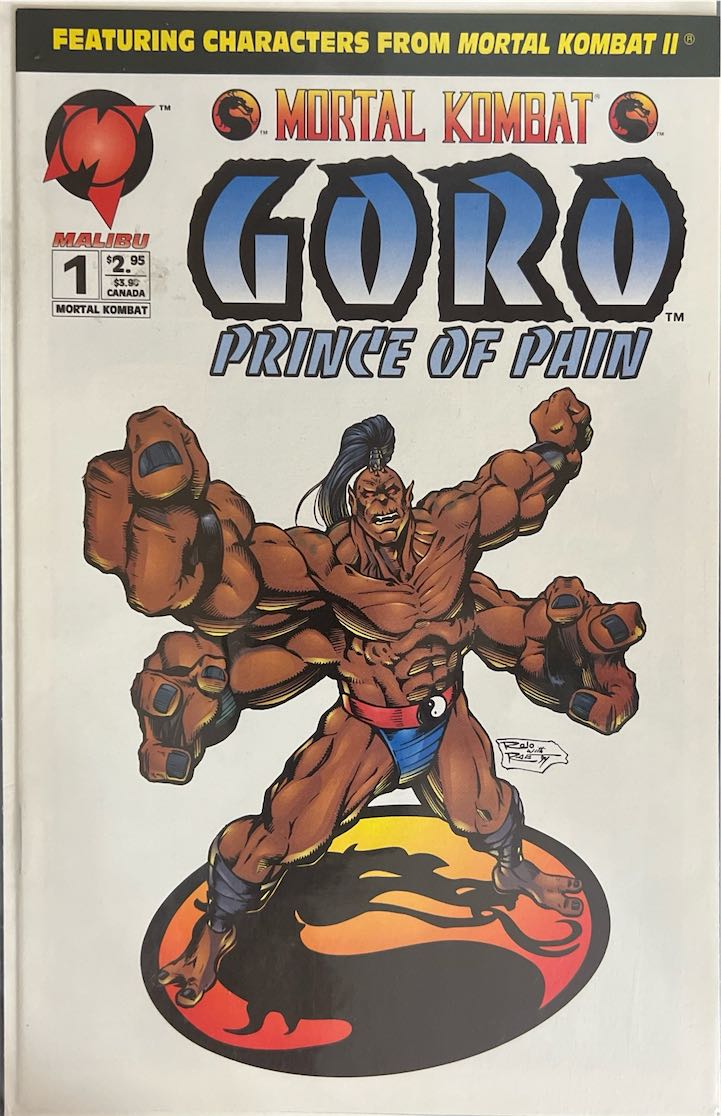 Mortal Kombat: Goro, #001, Prince of Pain (Malibu Comics, 1994) - Direct Sales