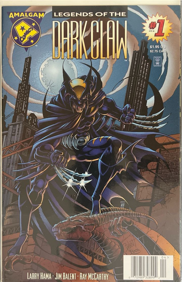 Legends of the Darkclaw, #001, Amalgam Comics (DC/Marvel), April 1996 - Direct Sales