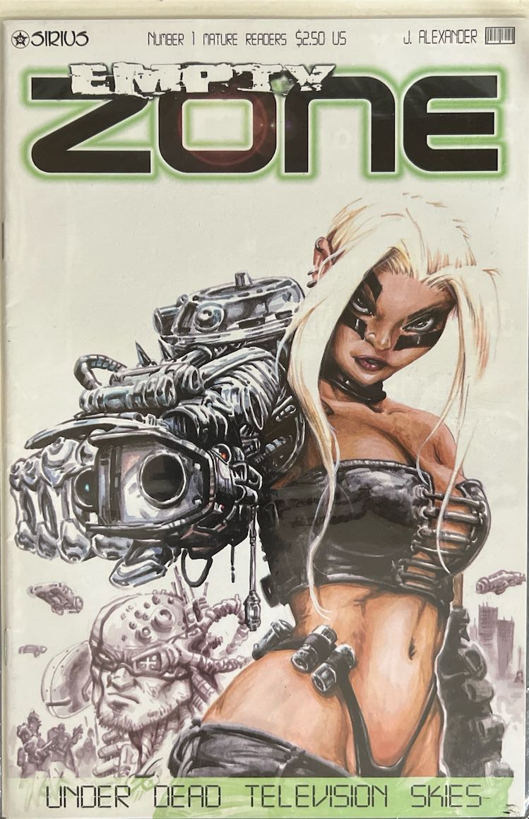 Empty Zone, #001, Under Dead Television Skies (Sirius Entertainment, 1997) - Direct Sales