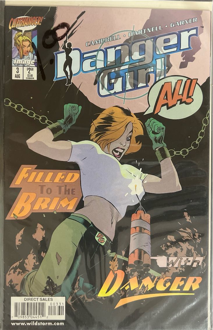 Danger Girl, #003, Filled to the Brim (Image Comics, 1998) - Direct Sales