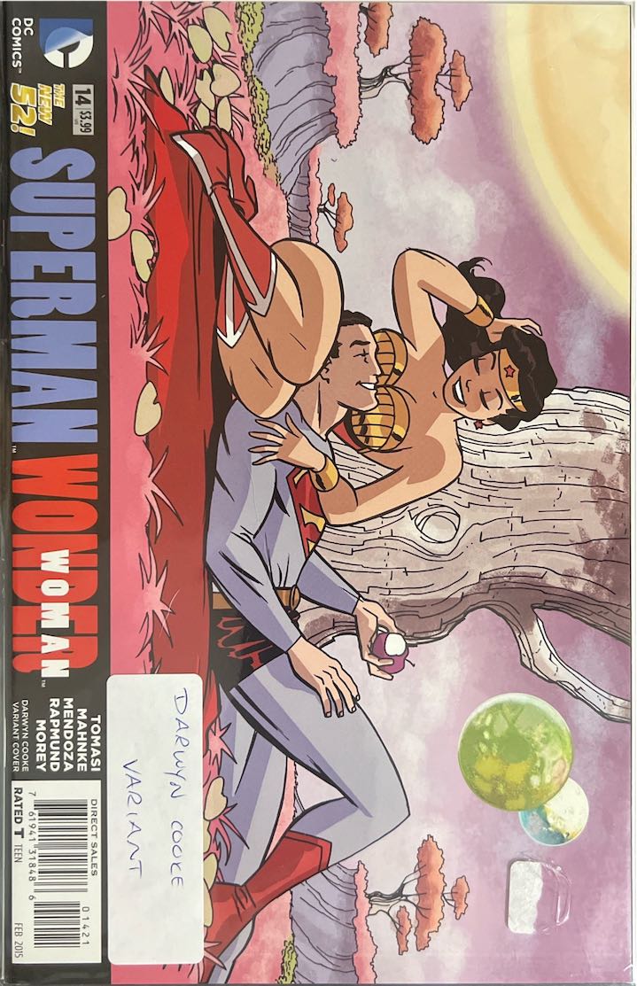 Superman/Wonder Woman, #014, (DC Comics, 2015) - Darwyn Cooke Variant