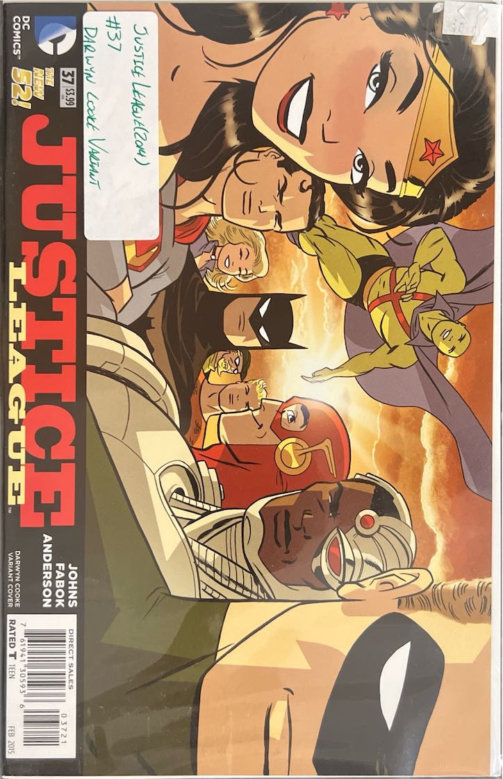 Justice League, #037, (DC Comics, 2015) - Darwin Cooke Variant