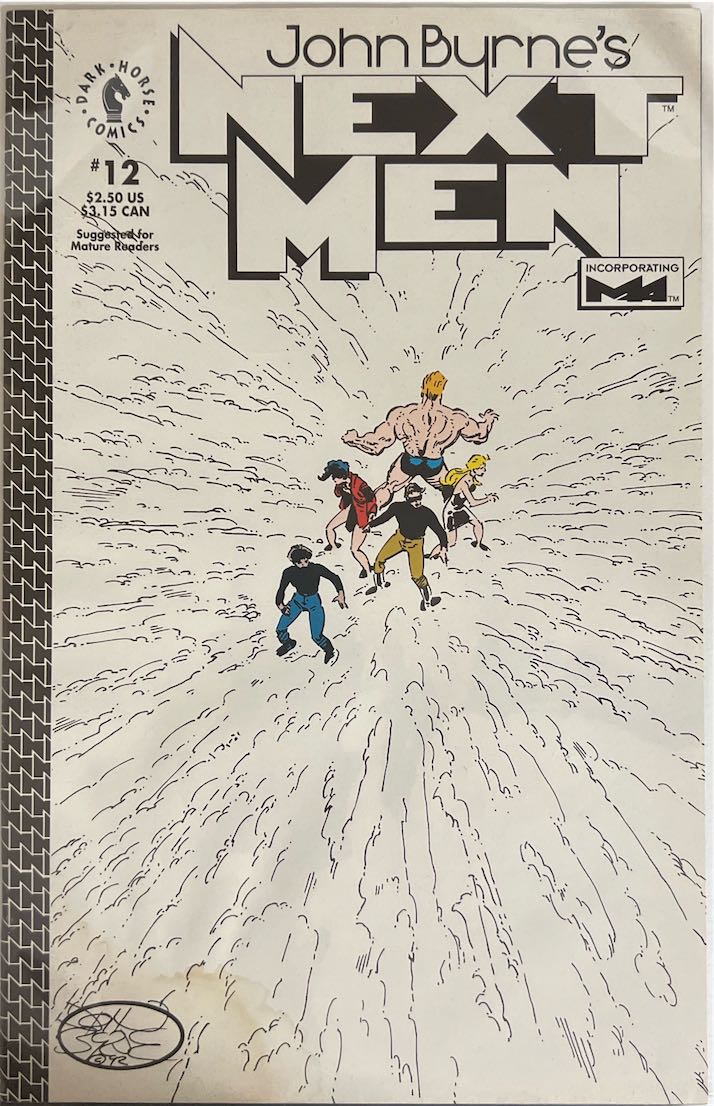 John Byrne's Next Men, #012 (Dark Horse Comics, 1992) - Direct Sales Edition