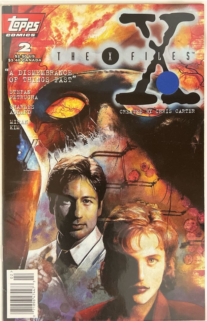 The X-Files, #002, "A Disremembrance of Things Past" (Topps Comics, 1995) - Direct Sales