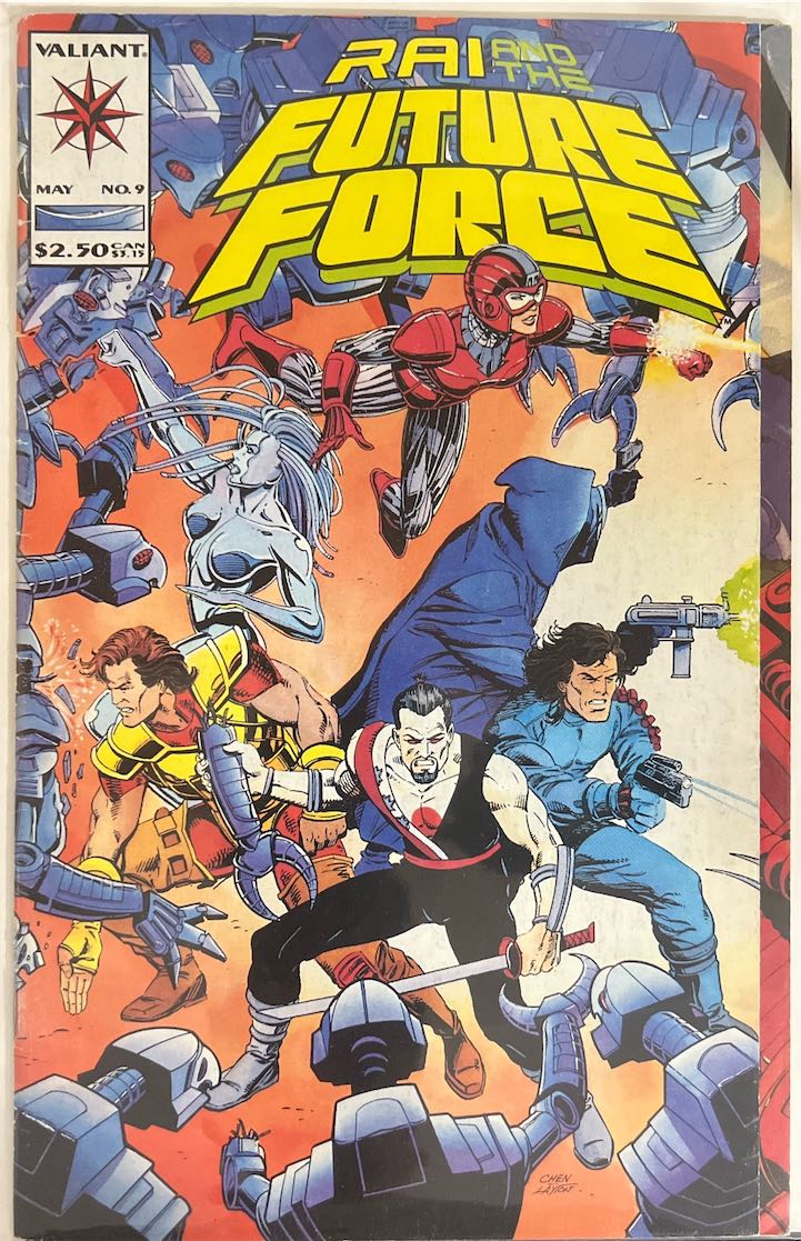 Rai and the Future Force, #009 (Valiant, 1993) - Direct Sales