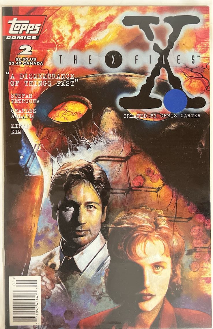 The X-Files, #002, A Disremembrance of Things Past (Topps Comics, 1995) - Direct Sales