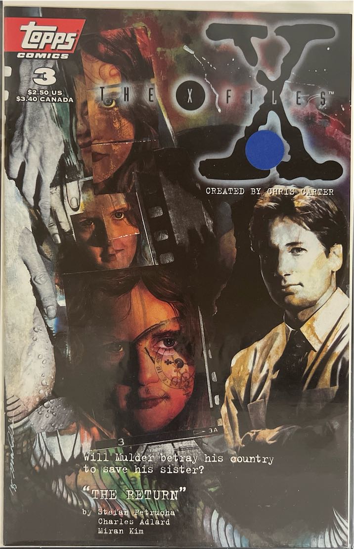 The X-Files, #003, The Return (Topps Comics, 1995) - Direct Sale