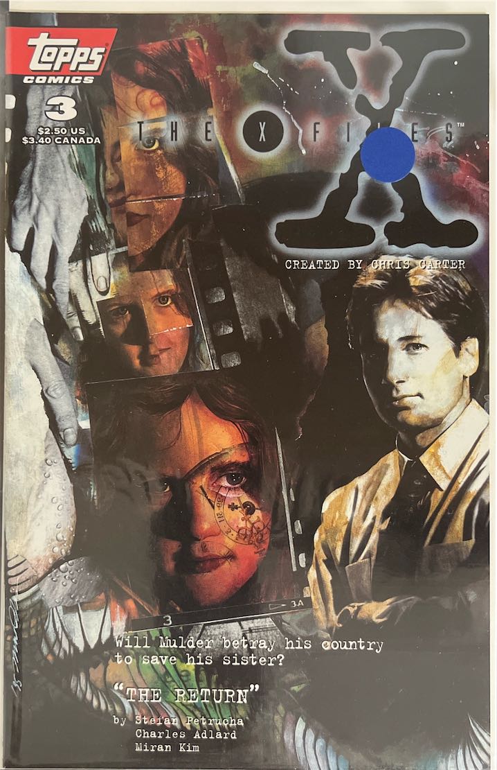 The X-Files, #003, The Return (Topps Comics, 1995) - Direct Sales