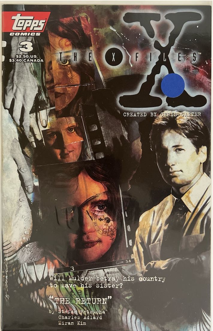 The X-Files, #003, The Return (Topps Comics, 1995) - Direct Edition