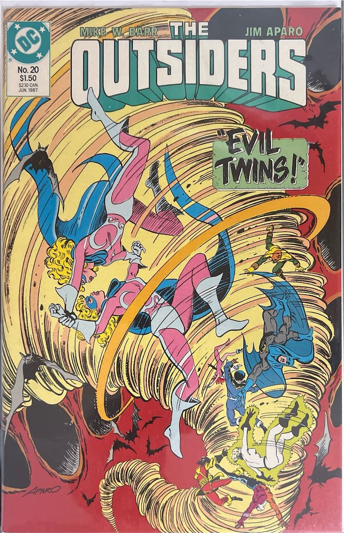 The Outsiders, #020, "Evil Twins!" (DC Comics, 1987) - Direct Sales