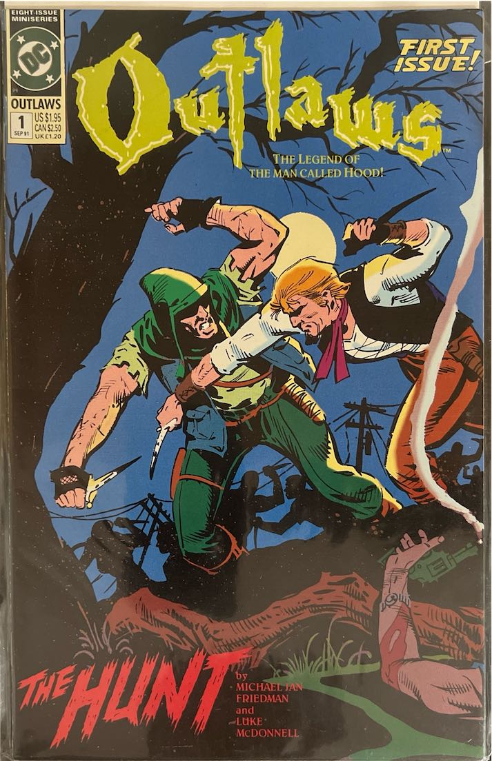 Outlaws, #001, The Legend of the Man Called Hood! (DC Comics, 1991) - Direct Edition