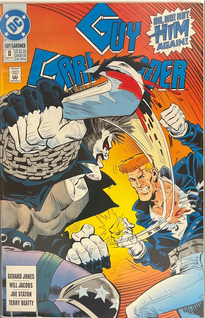 Guy Gardner, #008, Warrior (DC Comics, 1993) - Direct Sales Edition