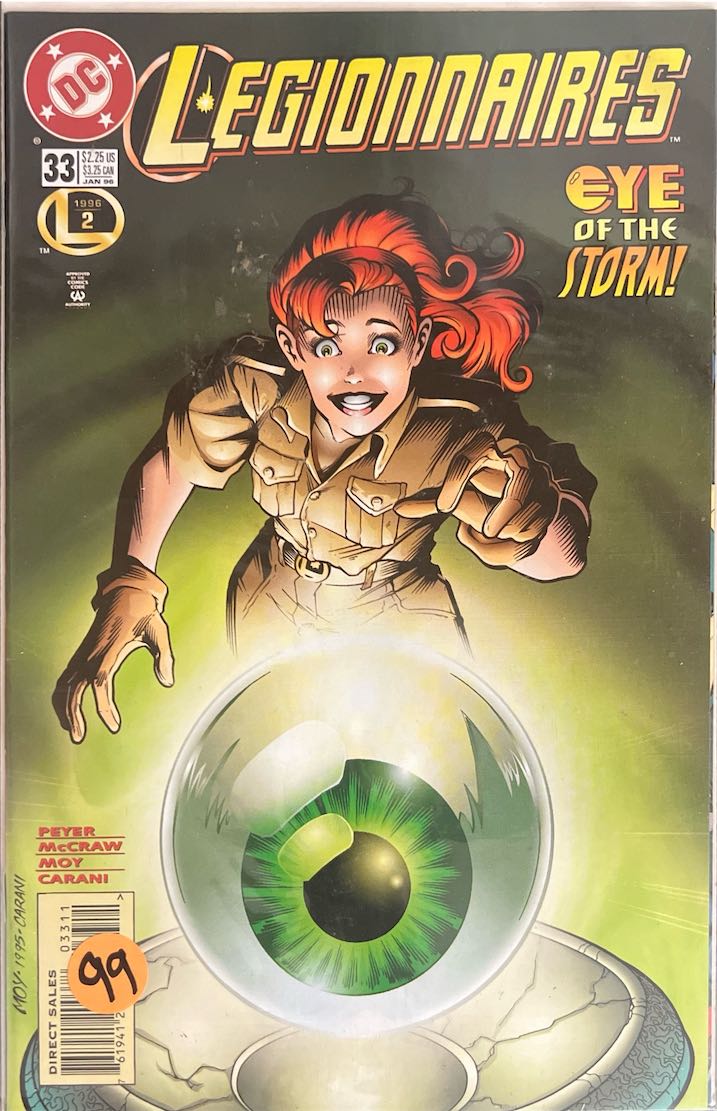 Legionnaires, #033, Eye of the Storm! (DC, 1996) - Direct Sales