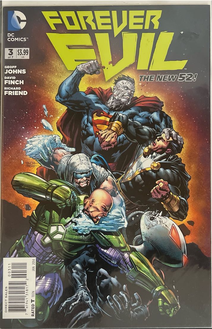 Forever Evil, #003, The New 52! (DC Comics, 2014) - Direct Sales