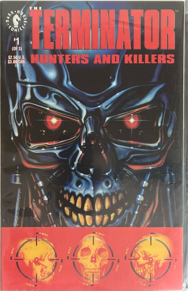 The Terminator, #001, Hunters and Killers (Dark Horse Comics, 1992) - Direct Sales