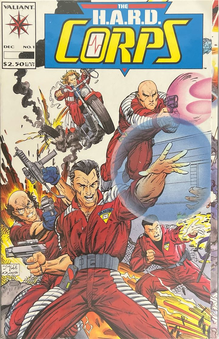 The H.A.R.D. Corps, #001 (Valiant, 1992) - Direct Sales