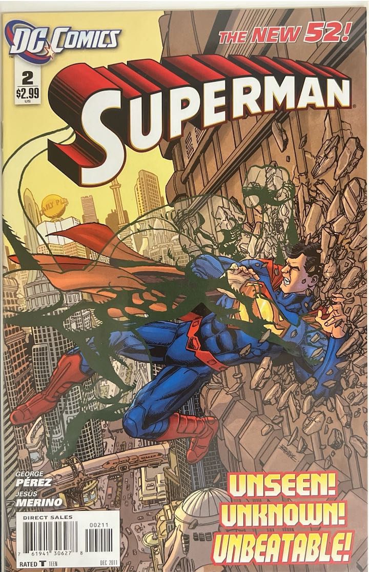 Superman, #002, The New 52! (DC Comics, 2011) - Direct Sales