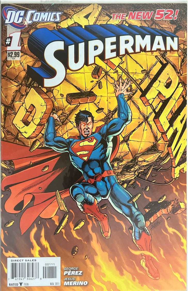 Superman, #001, The New 52! (DC Comics, 2011) - Direct Sales