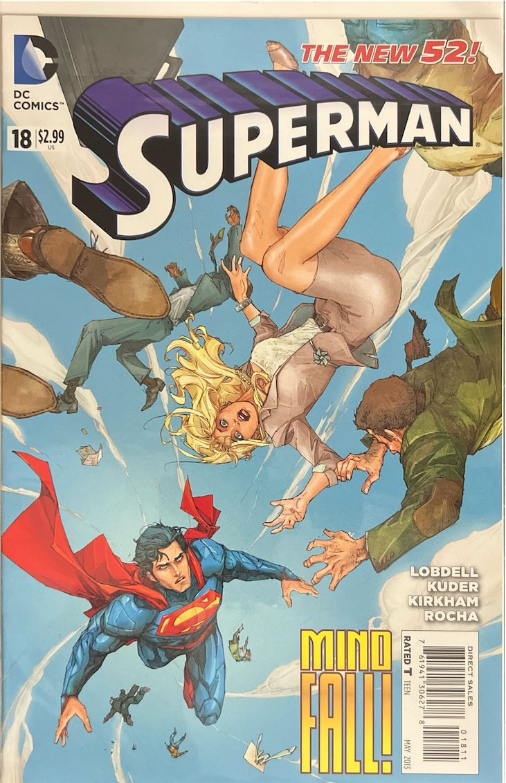 Superman, #018, Mind Fall! (DC Comics, 2013) - Direct Sales