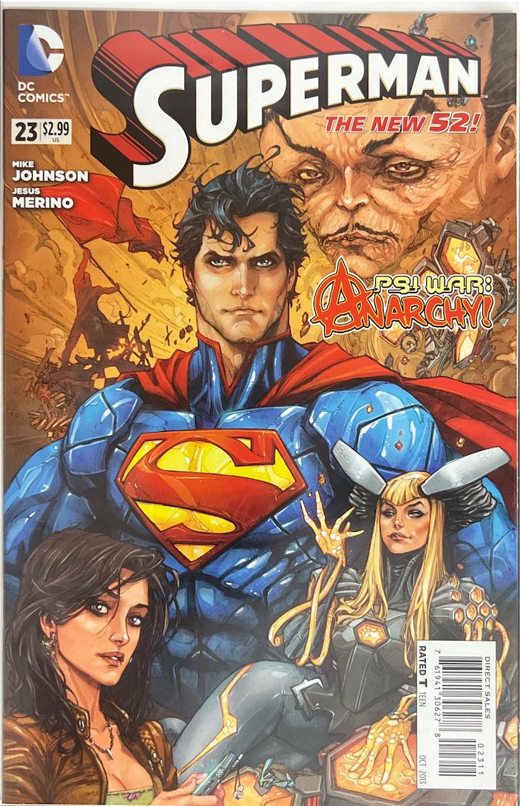 Superman, #023, Psi War: Anarchy! (DC Comics, 2013) - Direct Sales