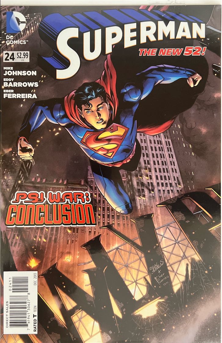 Superman, #024, Psi War: Conclusion (DC Comics, 2013) - Direct Sales