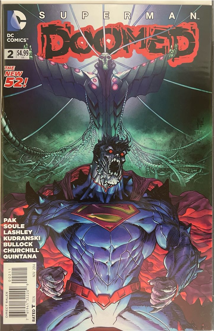 Superman: Doomed, #002, The New 52! (DC Comics, 2014) - Direct Sales