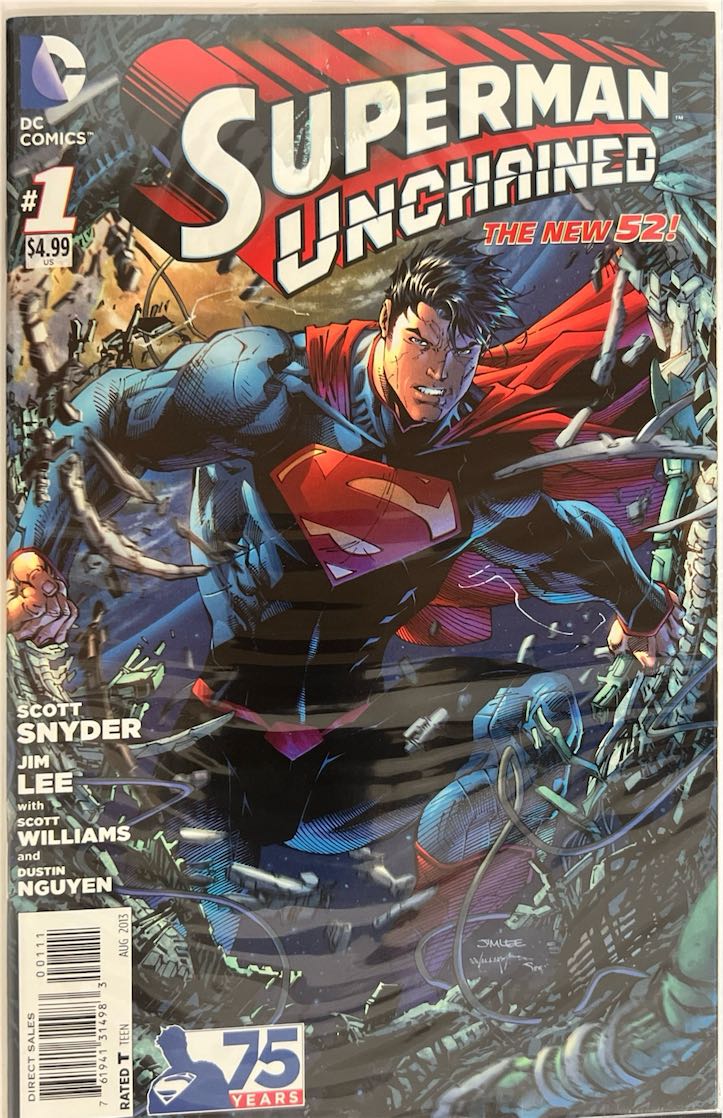 Superman Unchained, #001, The New 52 (DC Comics, 2013) - Direct Sales