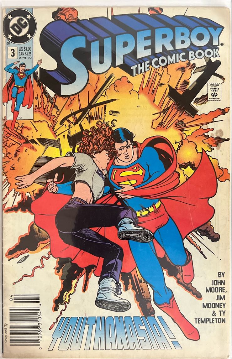 Superboy, #003, Youthanasia! (DC, 1990) - Direct Sales